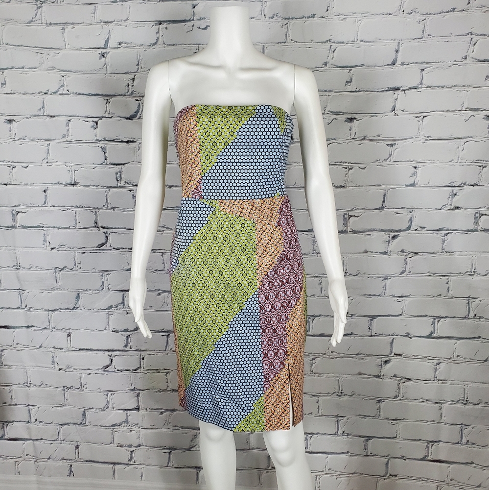 Kate Spade Saturday Strapless Pattern Dress
